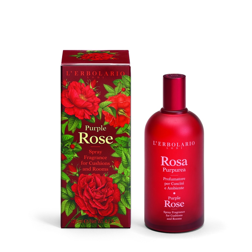 Profumatore per Tessuti e Cuscini Rosa Purpurea