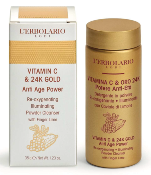 Vitamina C & ORO 24 K detergente 35 g