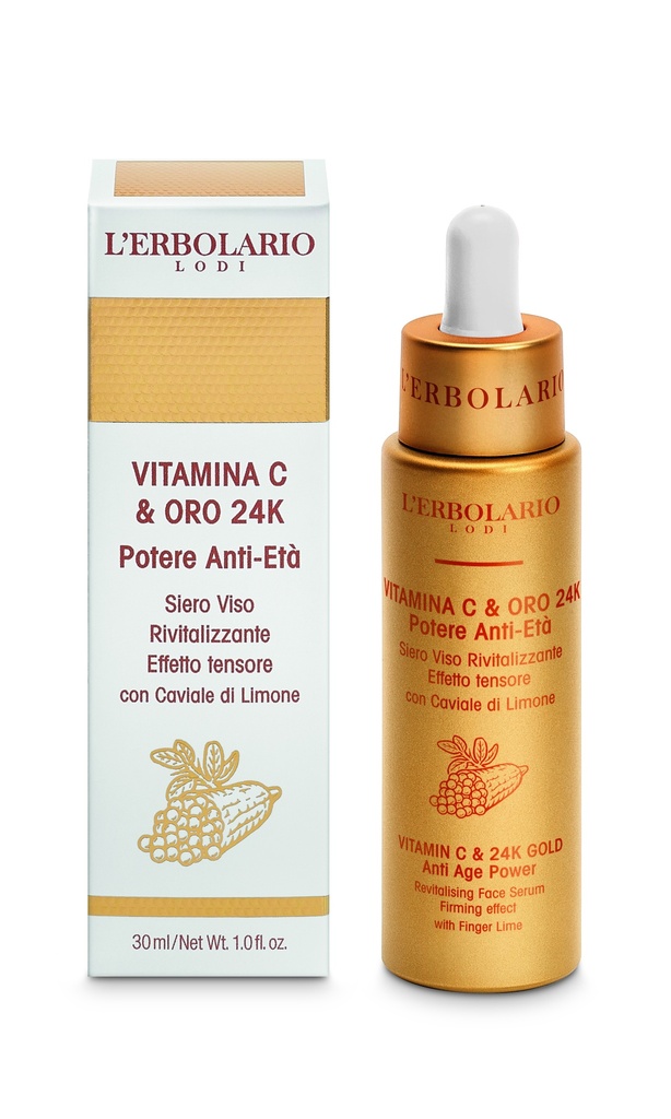 Vitamina C & Oro 24K Siero Viso 30ml