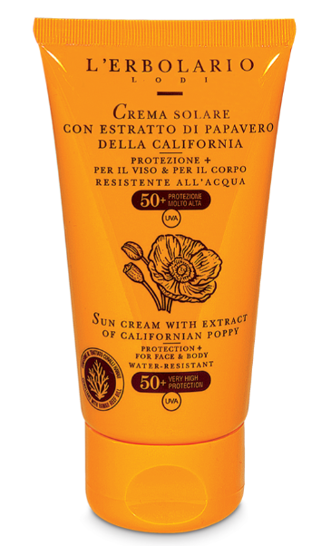 Crema Solare con Estratto di Papavero SPF 50+ 75ml